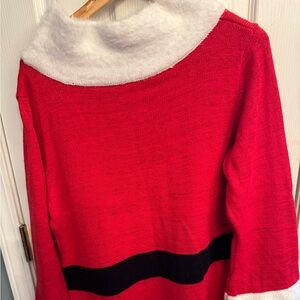 Holiday Time Red and White Sweater